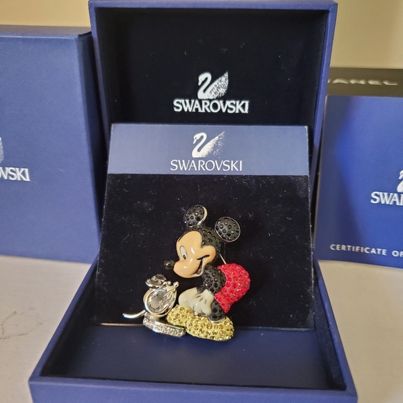 Swarovski it s all started with a miskey mouse brooch year 2005 - Picture 8 of 8
